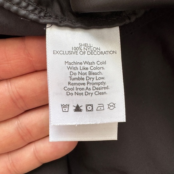 Eddie Bauer Travex Women's XL Windbreaker Jacket Full Zip Black Roll Tab Sleeve - Picture 10 of 16